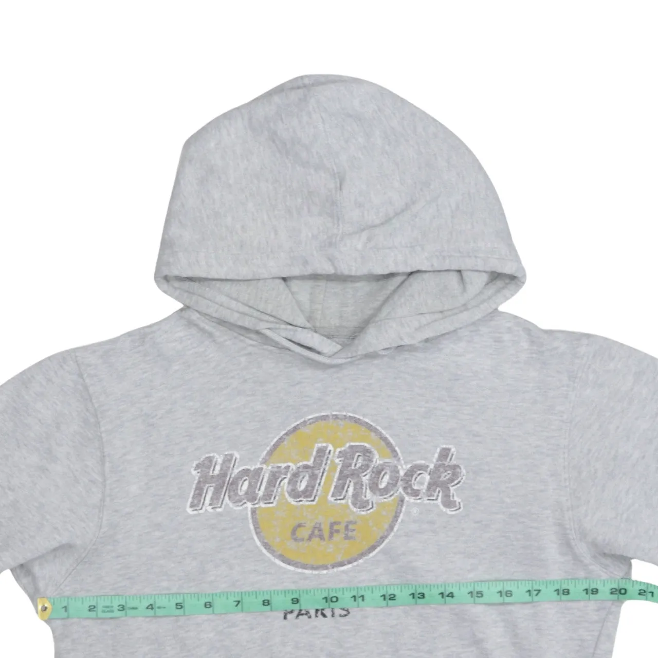 Hard Rock Cafe 90's Spellout Pullover Hoodie Medium Grey sold by Vintage Club product image thumbnail 5