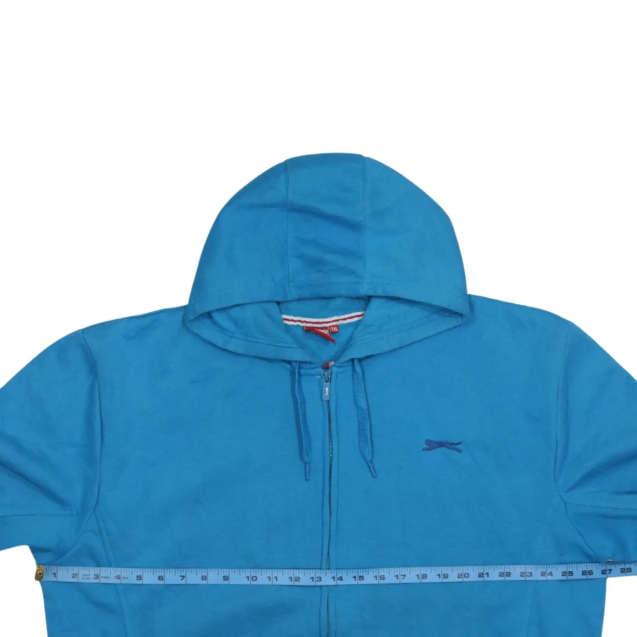 Slazenger 90's Sportswear Full Zip Up Hoodie XXLarge (2XL) Blue sold by Vintage Club product image thumbnail 5