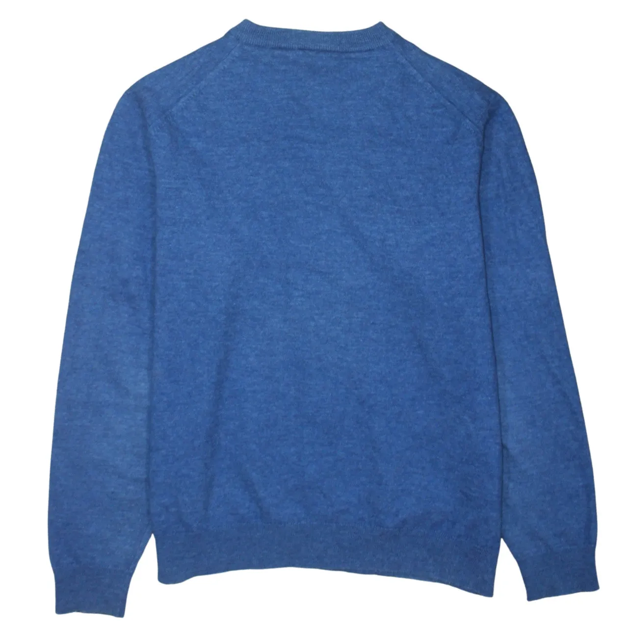 Lacoste 90's Lightweight V Neck Sweatshirt Medium Blue sold by Vintage Club product image thumbnail 2