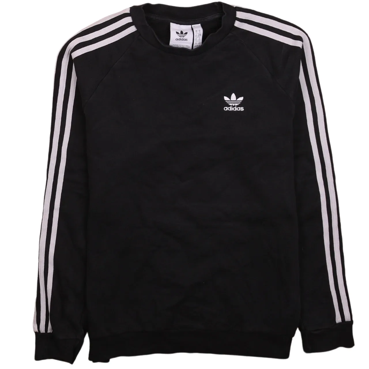 Adidas Vintage 90's Black Crew Neck Sweatshirt XSmall sold by Vintage Club