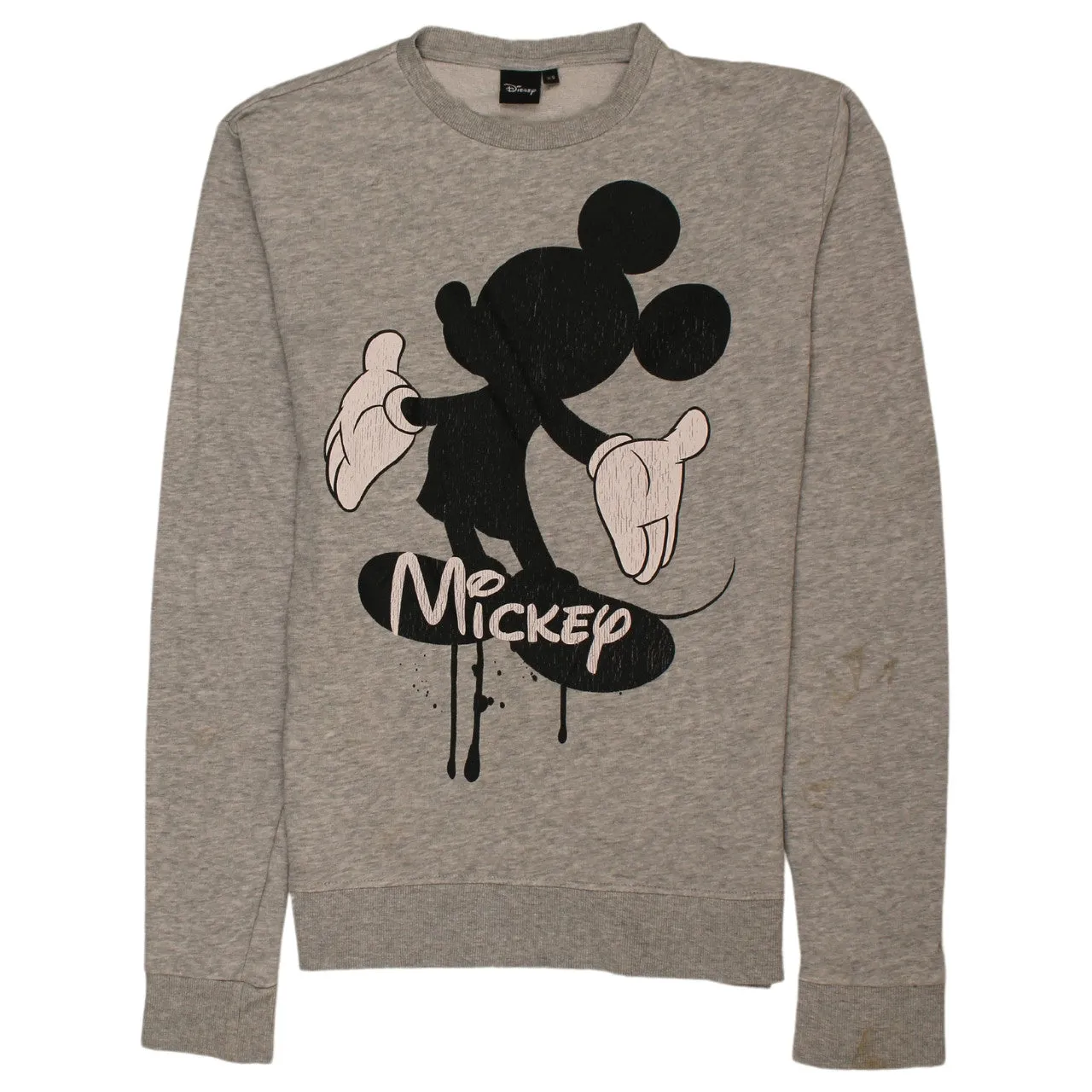 Vintage Disney 90's Mickey Mouse Sweatshirt XSmall Grey sold by Vintage Club