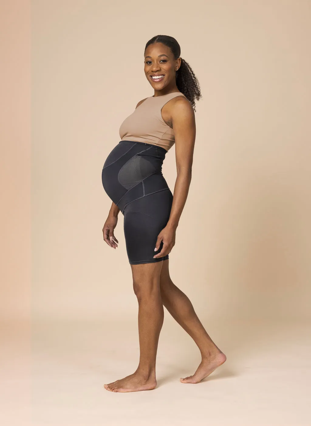 PREGNANCY SUPPORT SHORTS - KNEE sold by Everform Therapywear
