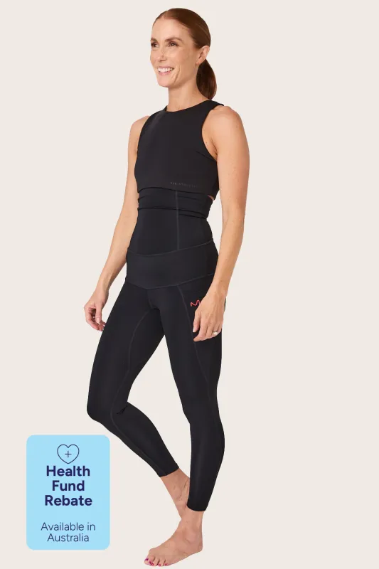 POSTPARTUM RECOVERY LEGGING - With Pockets made by Everform Therapywear