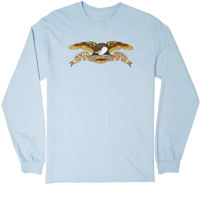 Anti-Hero Eagle Long Sleeve T-Shirt - Light Blue sold by CCS