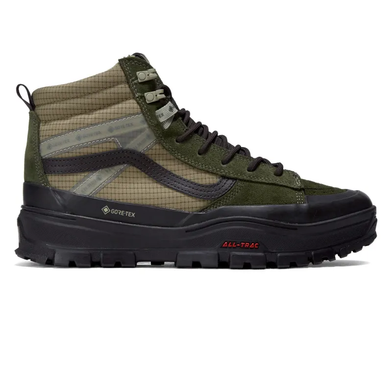 Vans Sk8-Hi Gore-Tex MTE Shoes - Dark Green/Dark Brown sold by CCS