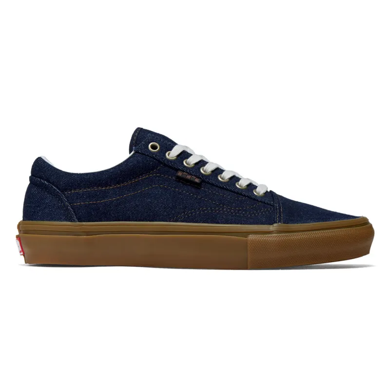 Vans Skate Old Skool Shoes - Blue Denim made by Vans