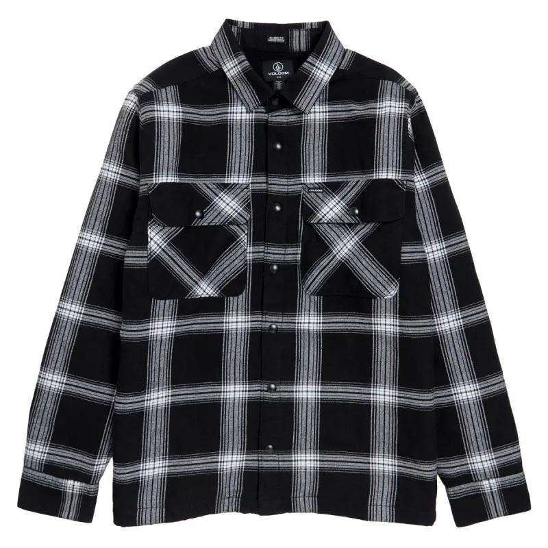 Volcom Wilderstone Long Sleeve Shirt - Black sold by CCS