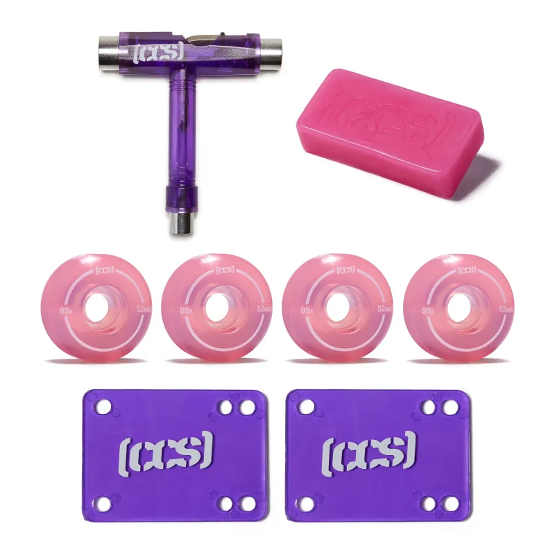 CCS Going Clear Skate Bundle - Pink/Purple made by CCS