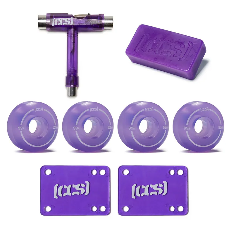 CCS Going Clear Skate Bundle - Purple made by CCS