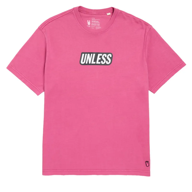 Unless Candy Bar T-Shirt - Pink Washed sold by CCS