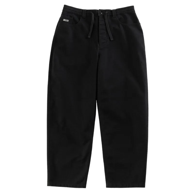 Unless Baggy Canvas Pants - Black sold by CCS
