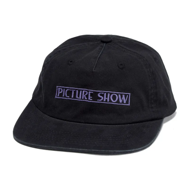 Picture Show VHS Strapback Shallow Hat - Washed Black/Purple sold by CCS