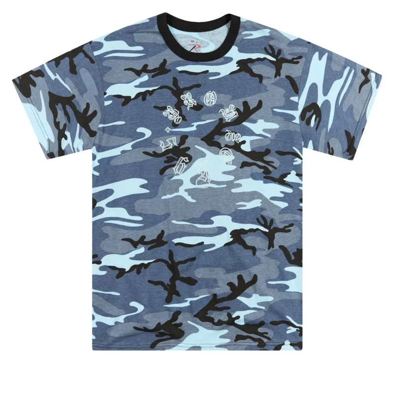 Bronze 56k Old E Spiral T-Shirt - Blue Camo sold by CCS