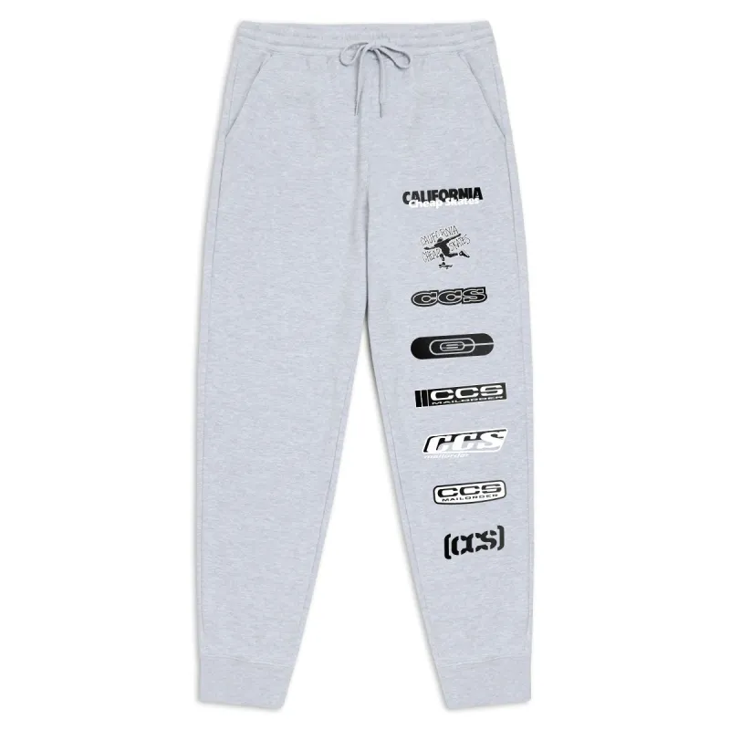 CCS Logo Stack Sweatpants - Grey sold by CCS