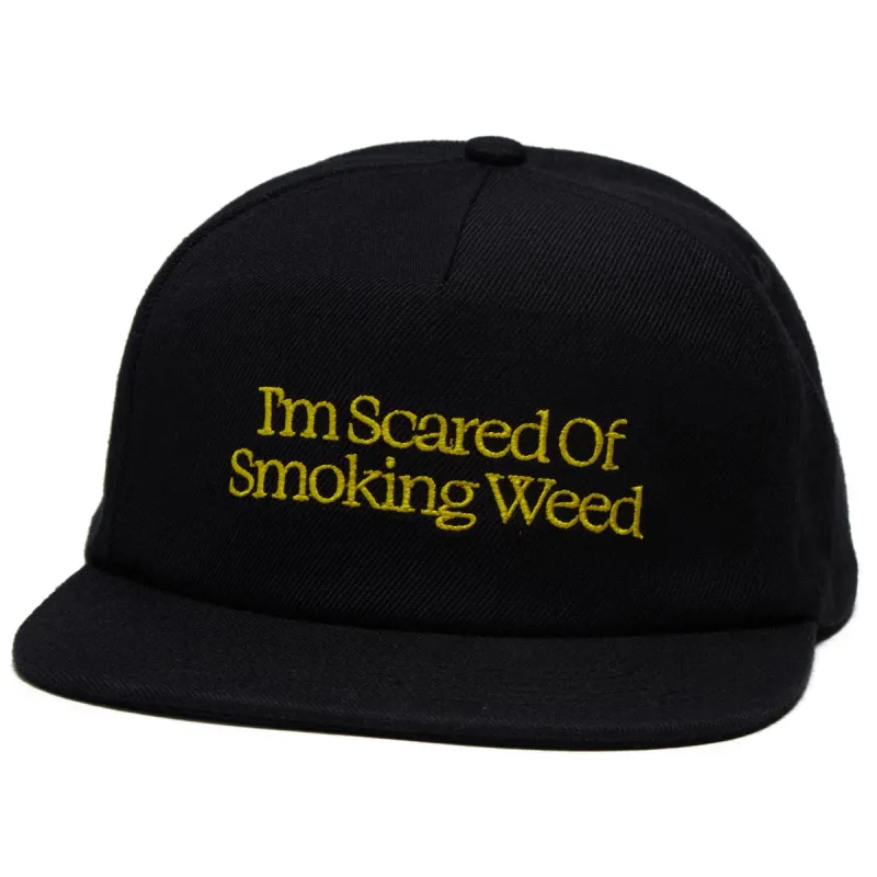 Jacuzzi Unlimited Scared of Smoking Weed Hat - Black sold by CCS