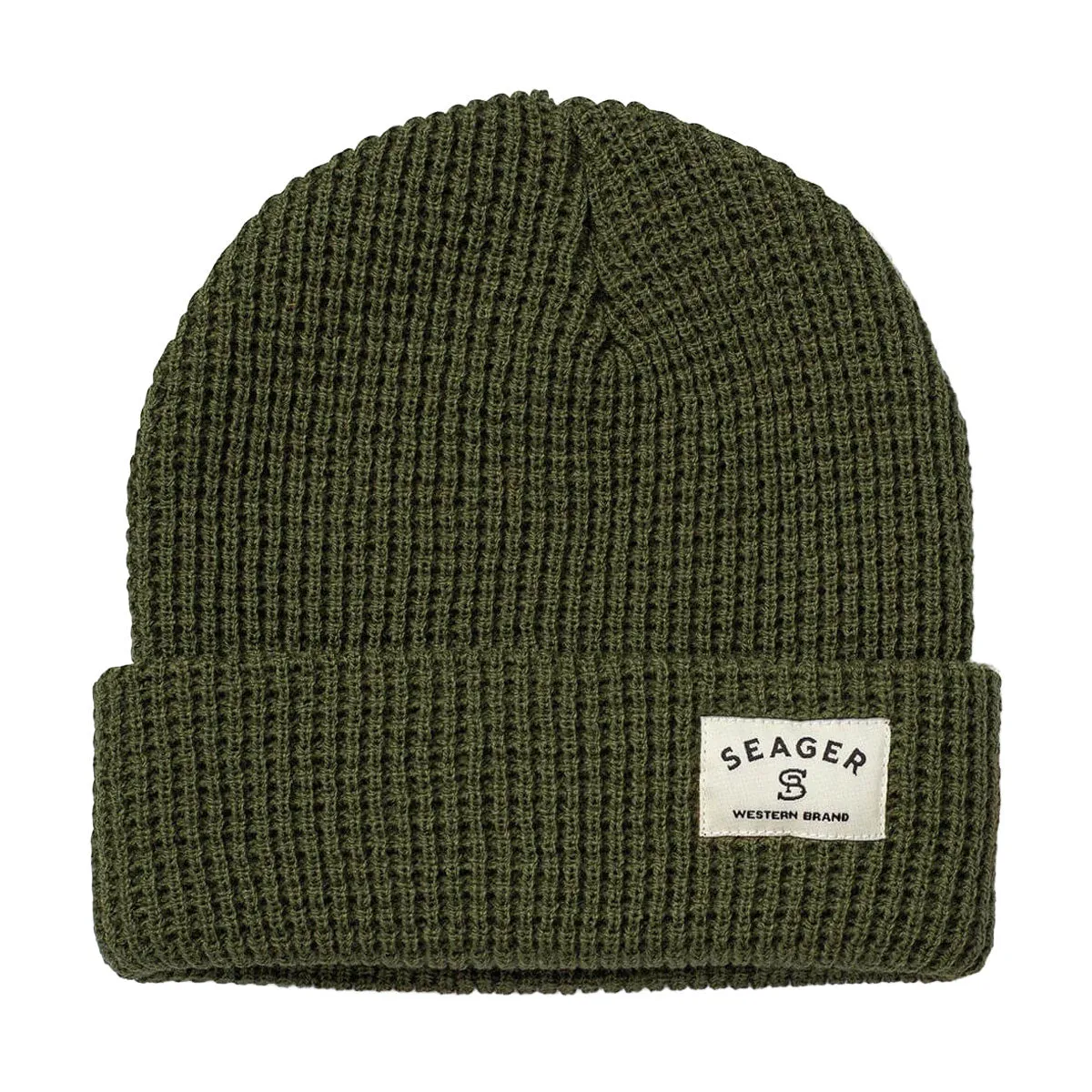 Seager Service 2.0 Waffle Knit Beanie - Army sold by CCS