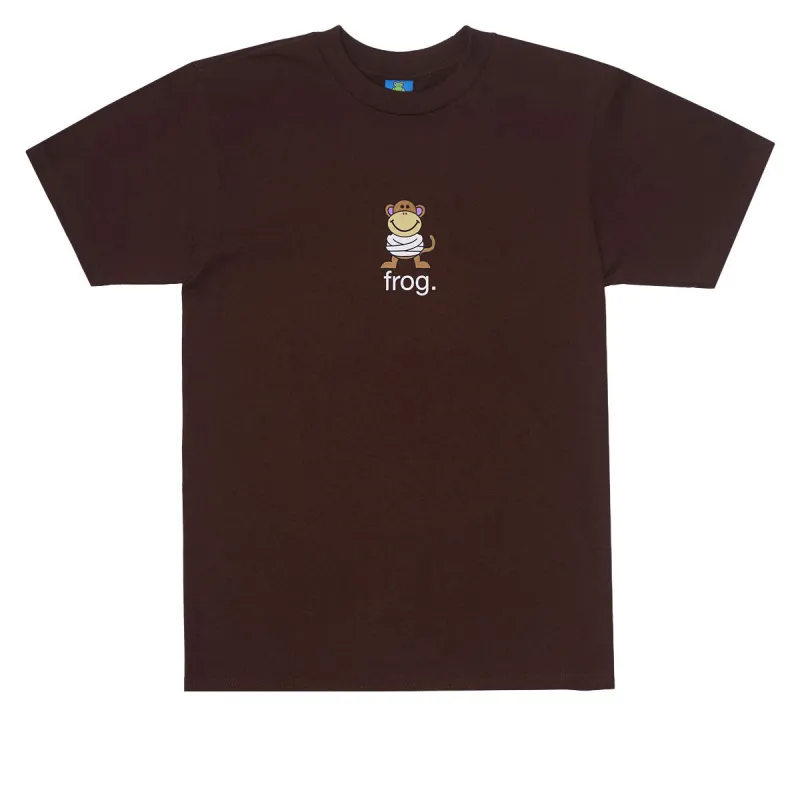 Frog Krazy Monk T-Shirt - Brown sold by CCS