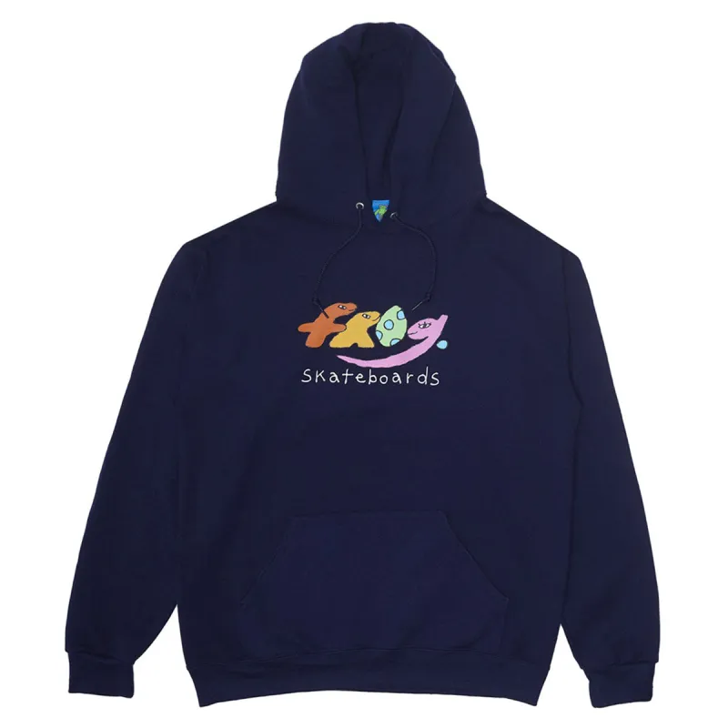 Frog Dino Logo Hoodie - Navy made by CCS