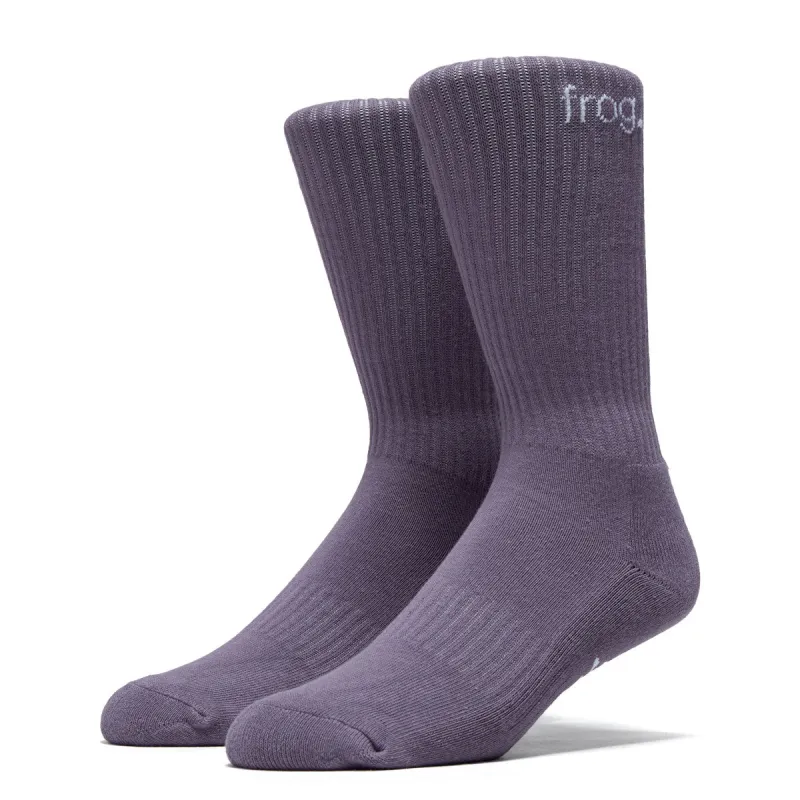 Frog Socks - Plum made by CCS