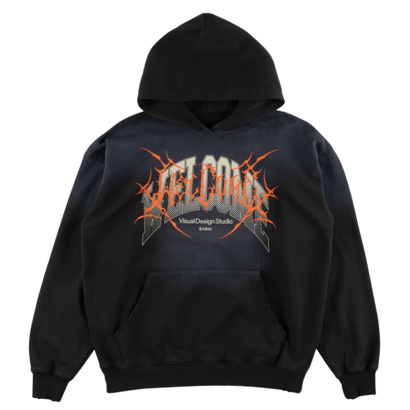 Welcome Coupled Sun Fade Hoodie - Black Fade sold by CCS