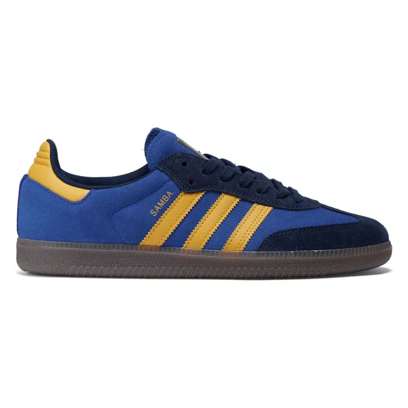 Adidas Samba ADV Shoes - Collegiate Navy/Preloved Yellow/Team Royal Blue sold by CCS