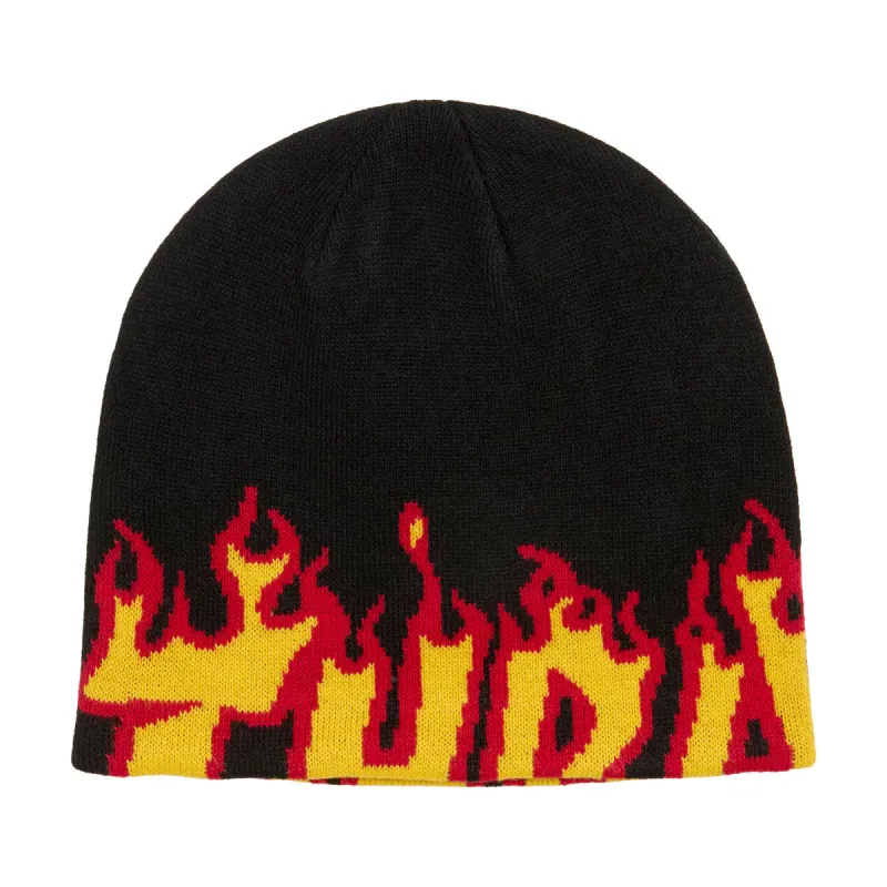 Thrasher Flame Skully Beanie - Black sold by CCS