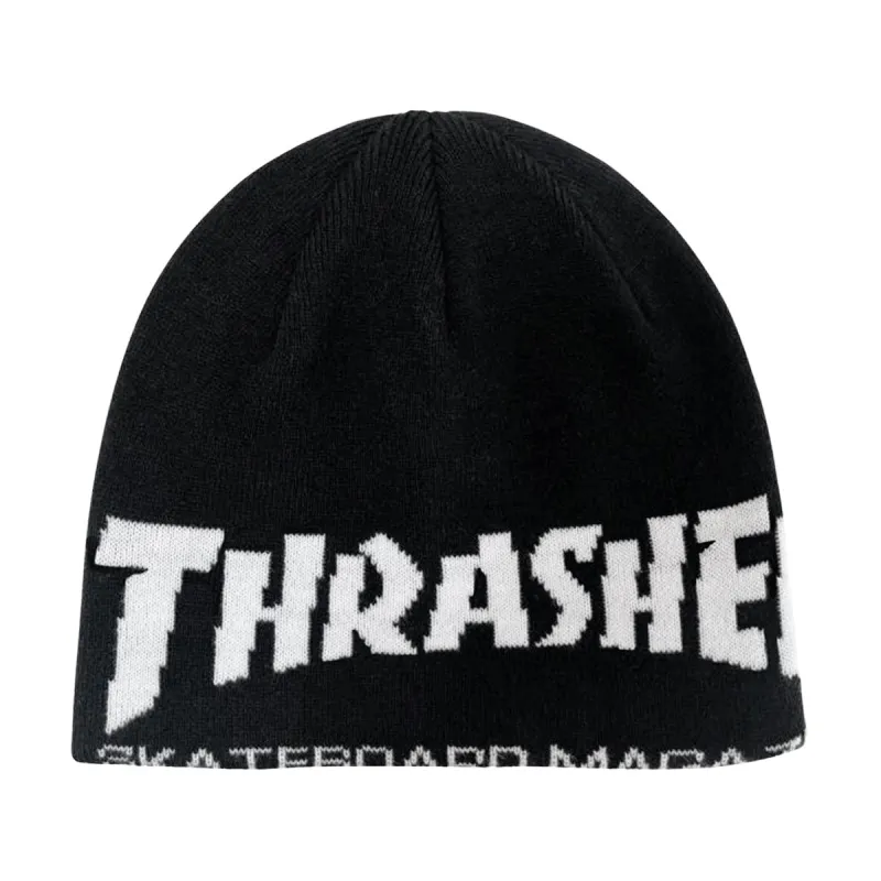 Thrasher Skate Mag Skully Beanie - Black made by Thrasher