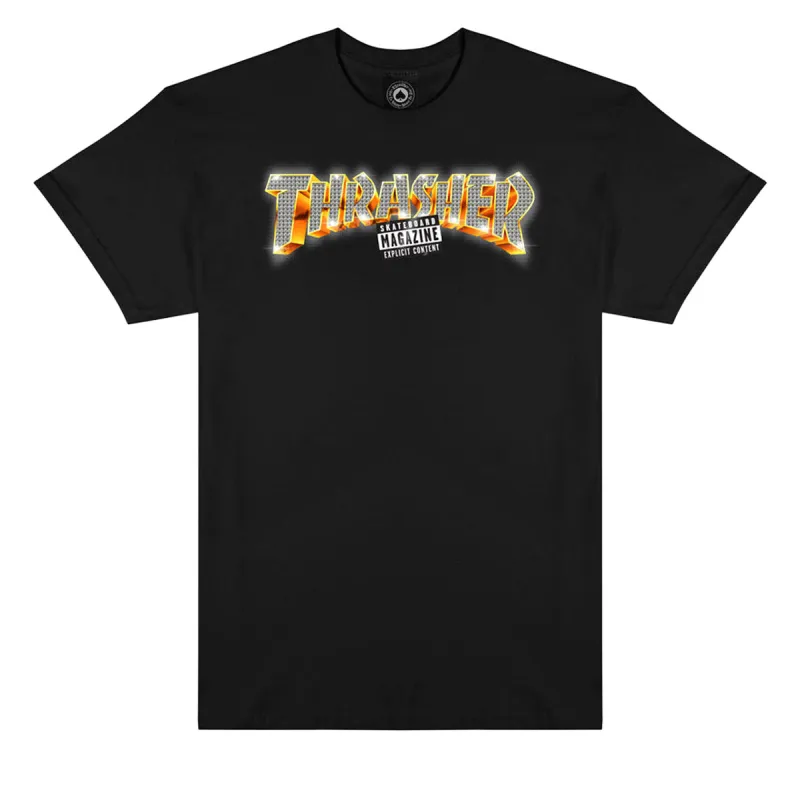 Thrasher Explicit T-Shirt - Black sold by CCS