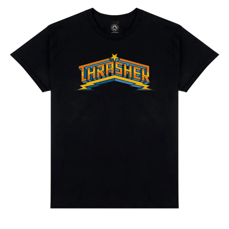Thrasher Luchadora T-Shirt - Black made by Thrasher