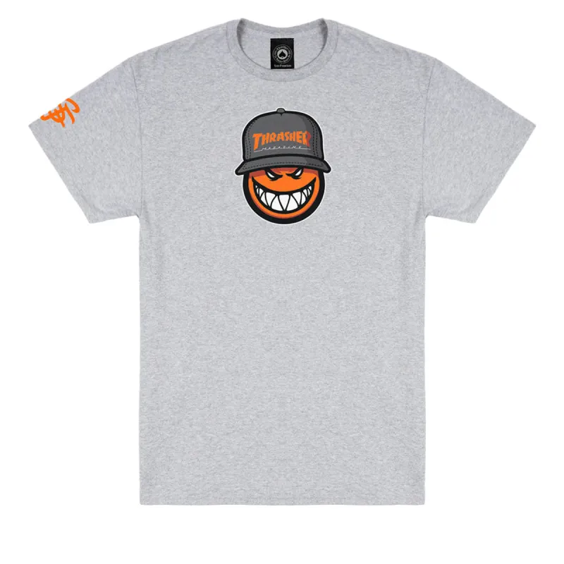 Thrasher x Spitfire SF Loc T-Shirt - Sport Grey made by Thrasher