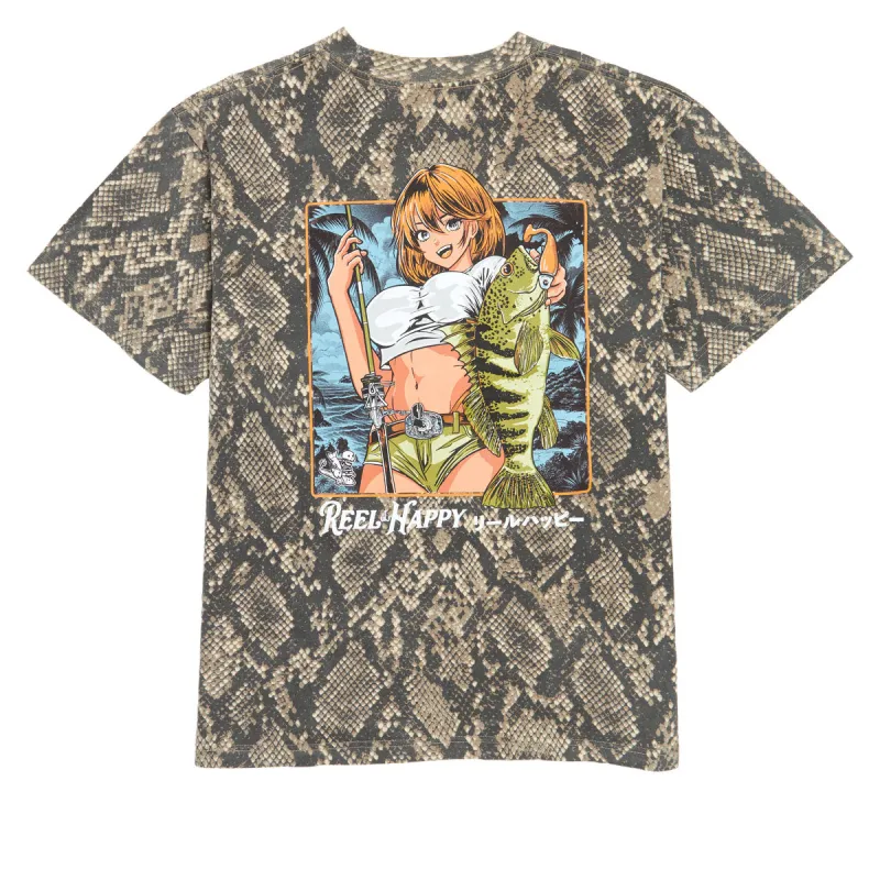 Reel Happy Hanten No Aru T-Shirt - Rattlesnake Camo sold by CCS