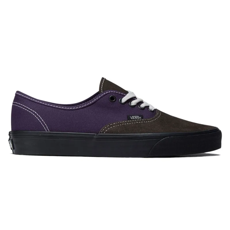 Vans Authentic Shoes - Black Sidewall/Gothic Grape sold by CCS