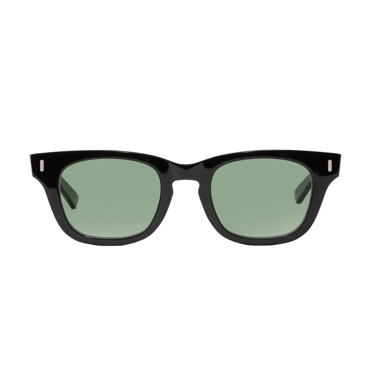 Decade Earl 50s Sunglasses - Gloss Black Acetate/Green CR39 sold by CCS product image thumbnail 2