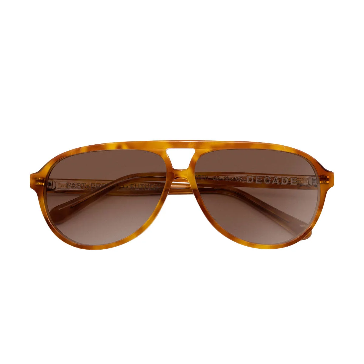 Decade Jasper 80s Sunglasses - Light Brown Tortoise Acetate/Brown CR39 sold by CCS product image thumbnail 4