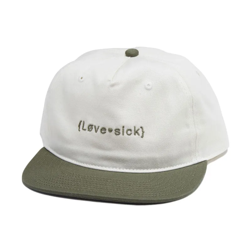 Lovesick Logo Hat - Olive/White sold by CCS