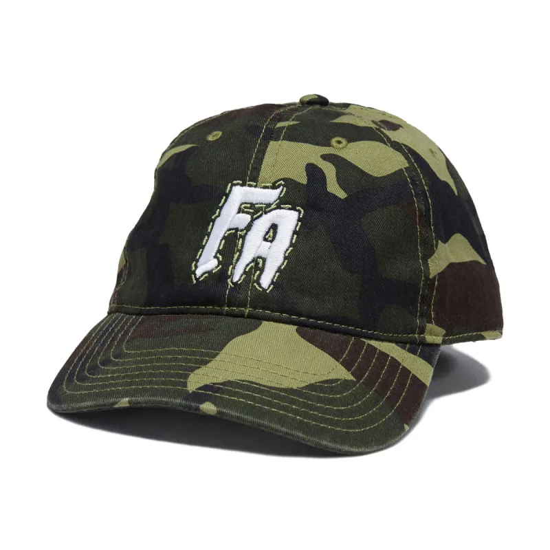 Fucking Awesome Camo Seduction Contrast Stitch 6 Panel Hat - Washed Camo sold by CCS