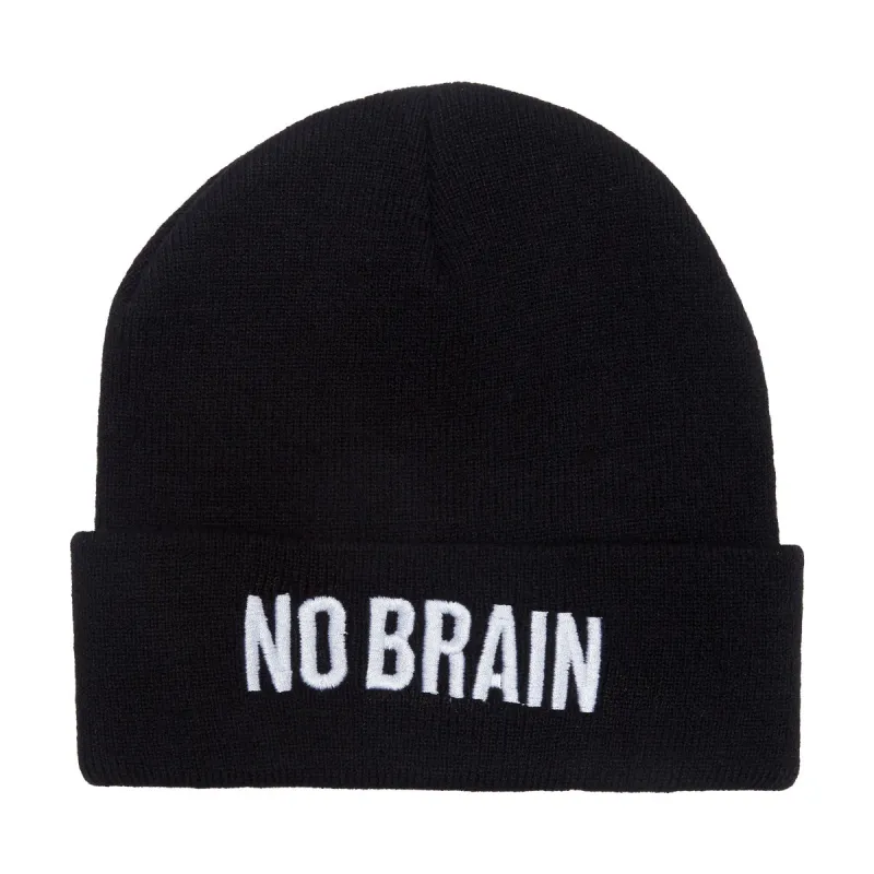 Fucking Awesome No Brain Cuffed Beanie - Black made by Fucking Awesome