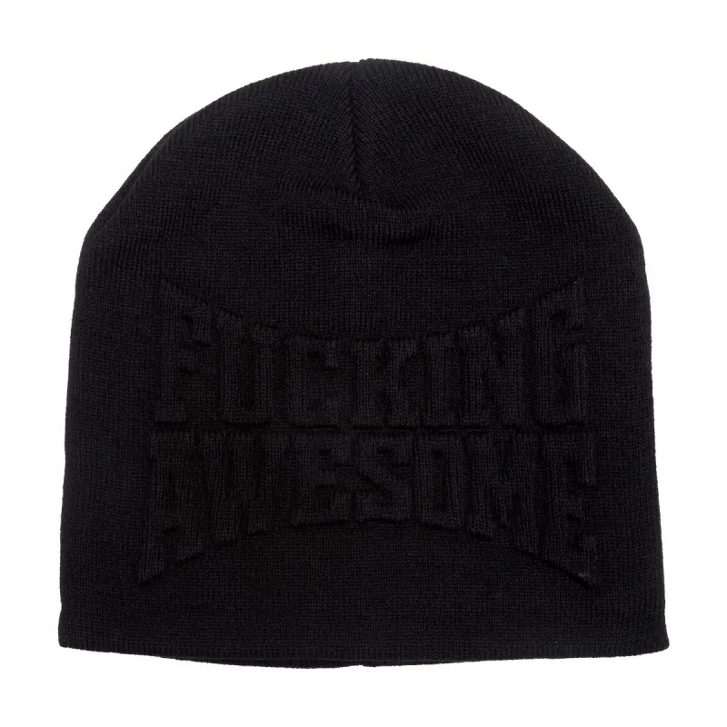 Fucking Awesome KO Embossed Beanie - Black sold by CCS