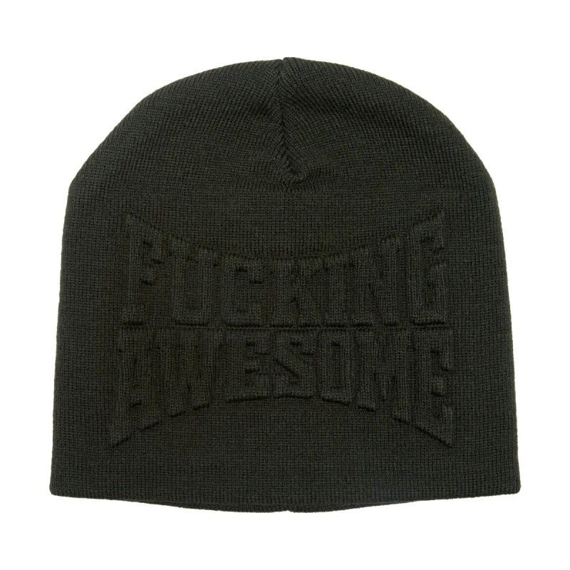 Fucking Awesome KO Embossed Beanie - Forest Green made by Fucking Awesome