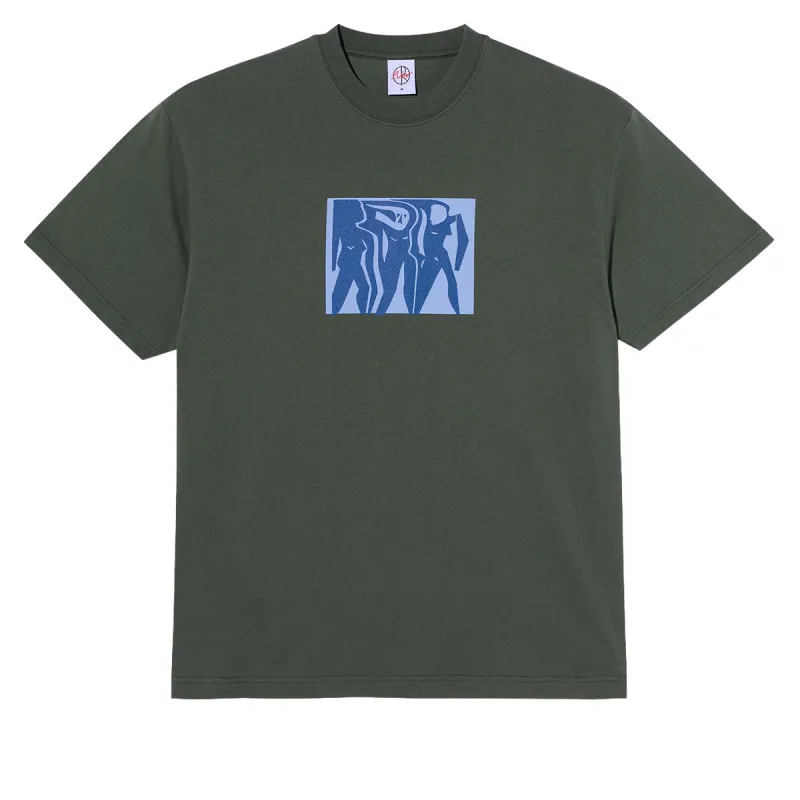 Polar Cut Outs T-Shirt - Dark Olive sold by CCS
