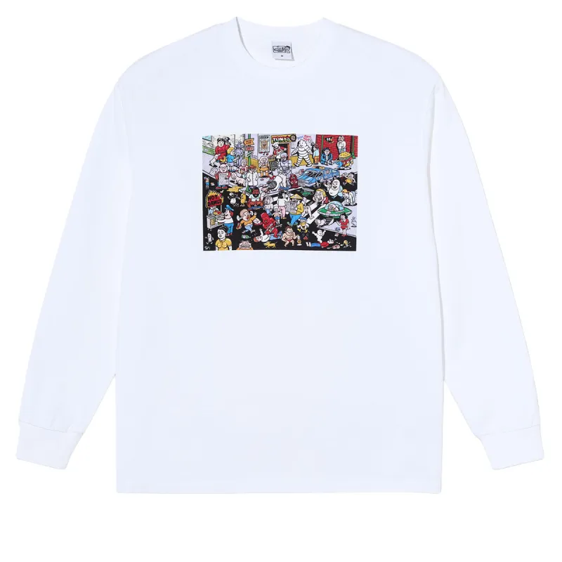 Polar Street Corner Long Sleeve T-Shirt - White sold by CCS