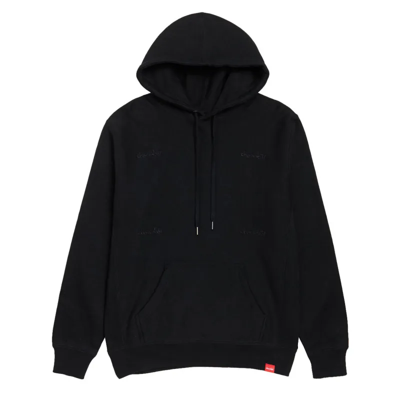 Chocolate Quad Chunk Heavy Hoodie - Black sold by CCS