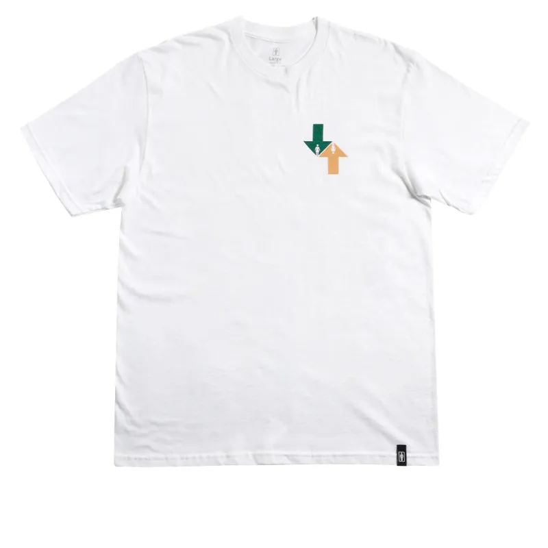 Girl Dual Directional T-Shirt - White sold by CCS