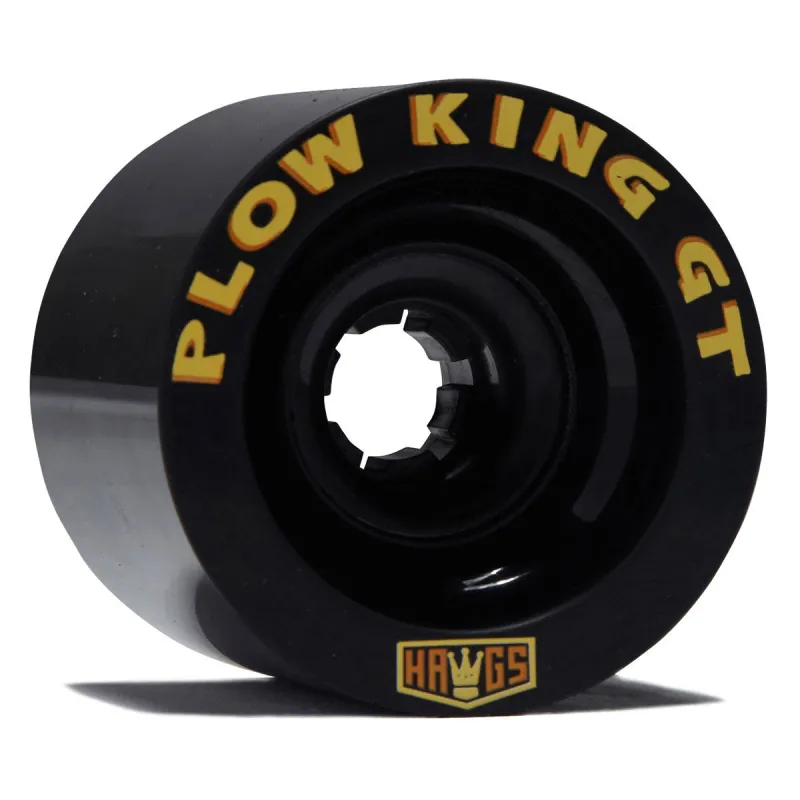 Hawgs Plow King GT 76a Longboard Wheels - Black - 73mm made by CCS