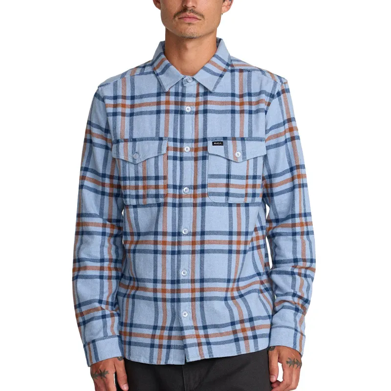 RVCA Hughes Flannel Shirt - Chambray sold by CCS