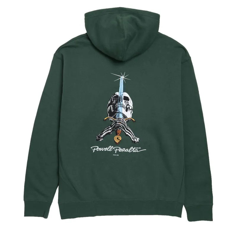 Powell-Peralta Skull And Sword Hoodie - Alpine Green made by Powell-Peralta