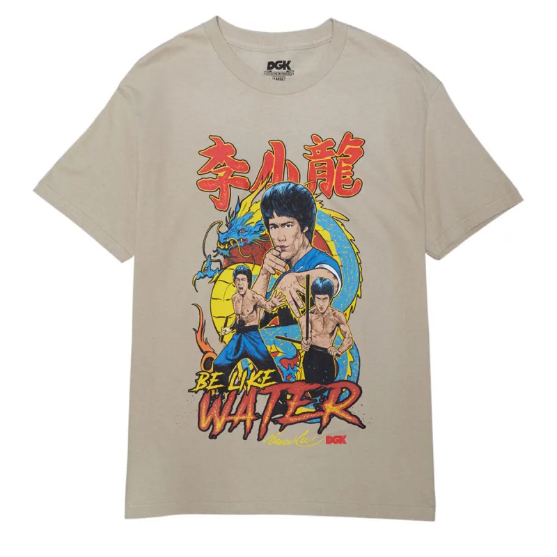DGK x Bruce Lee Fury T-Shirt - Sand sold by CCS