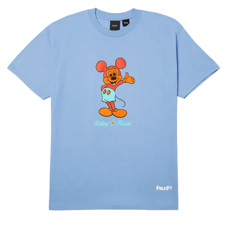 HUF x Mickey Mouse Greeting T-Shirt - Digital Violet sold by CCS