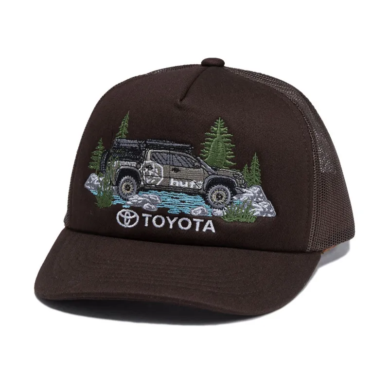 HUF x Toyota Trailhunter Tacoma Trucker Hat - Chocolate sold by CCS