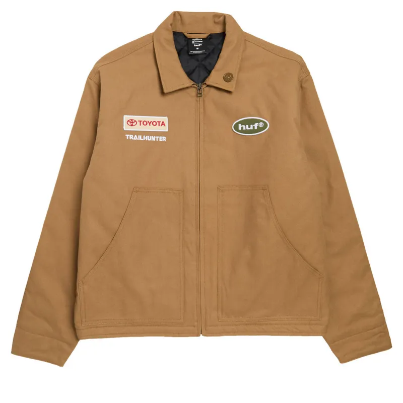 HUF x Toyota Trailhunter Work Jacket - Brown sold by CCS